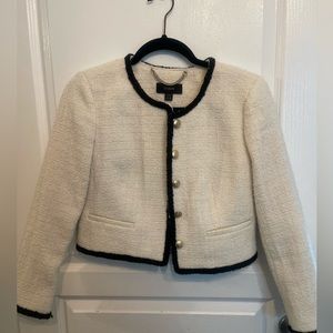 J.Crew Louisa lady jacket in maritime tweed BJ987 / Natural
Size 00